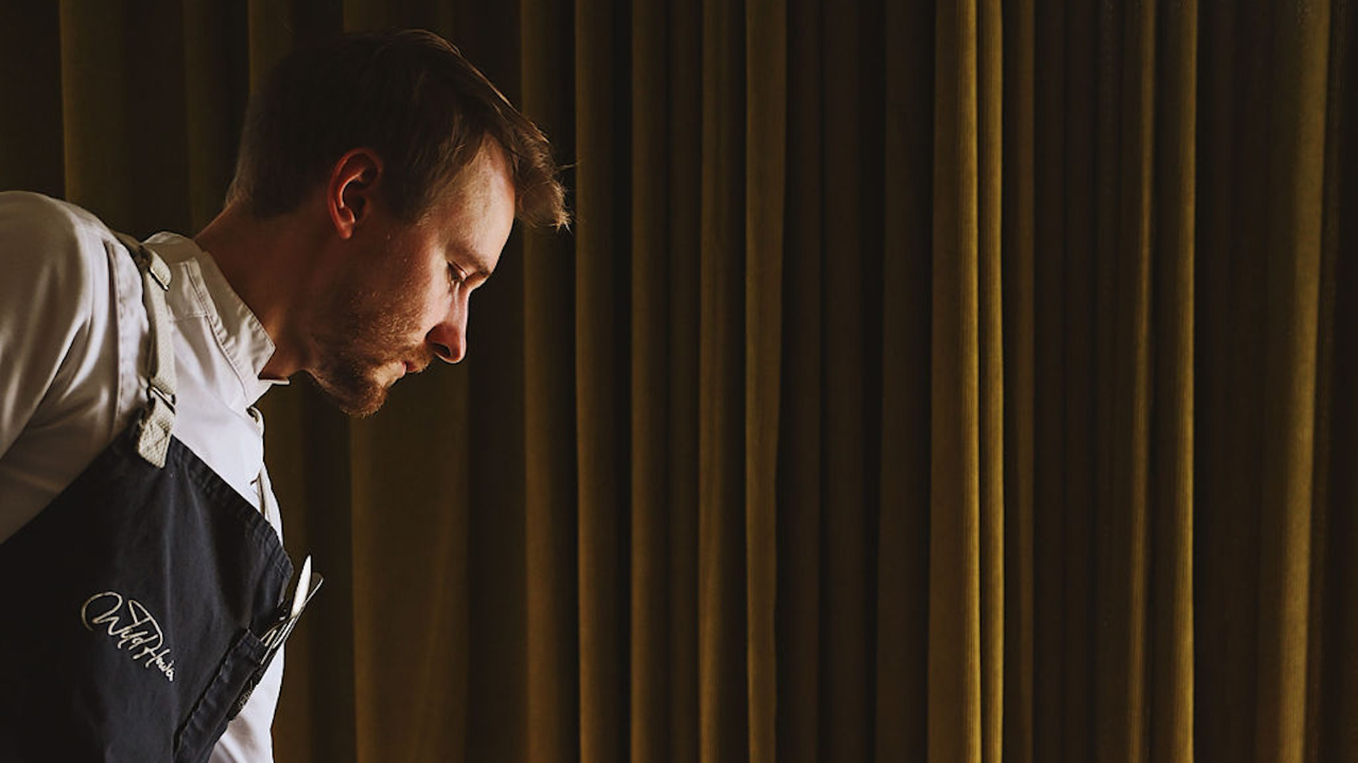 Chef Aiden Tibbetts at Wildflower restaurant. Photo: Courtesy of Kelly Calvillo