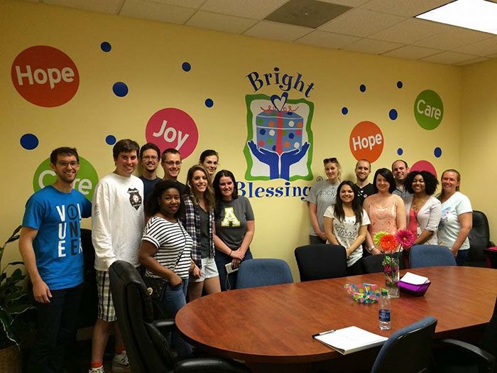 Bright Blessings volunteers