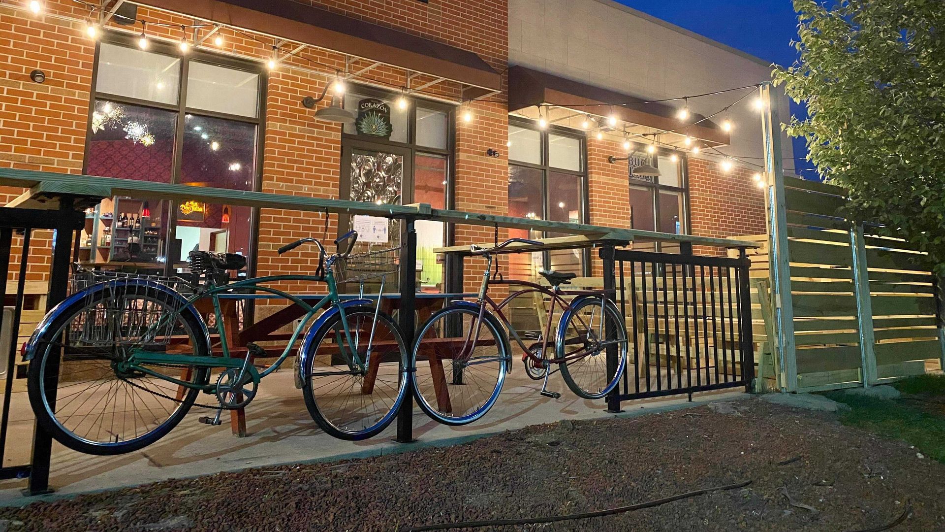 The patio at El Guapo's