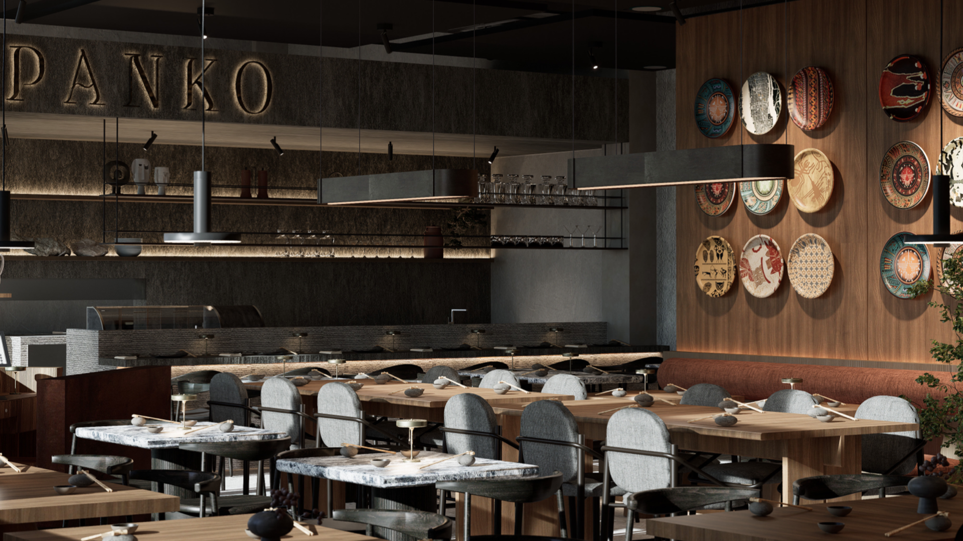 rendering of restaurnat