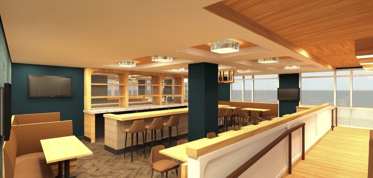 rendering of a bar
