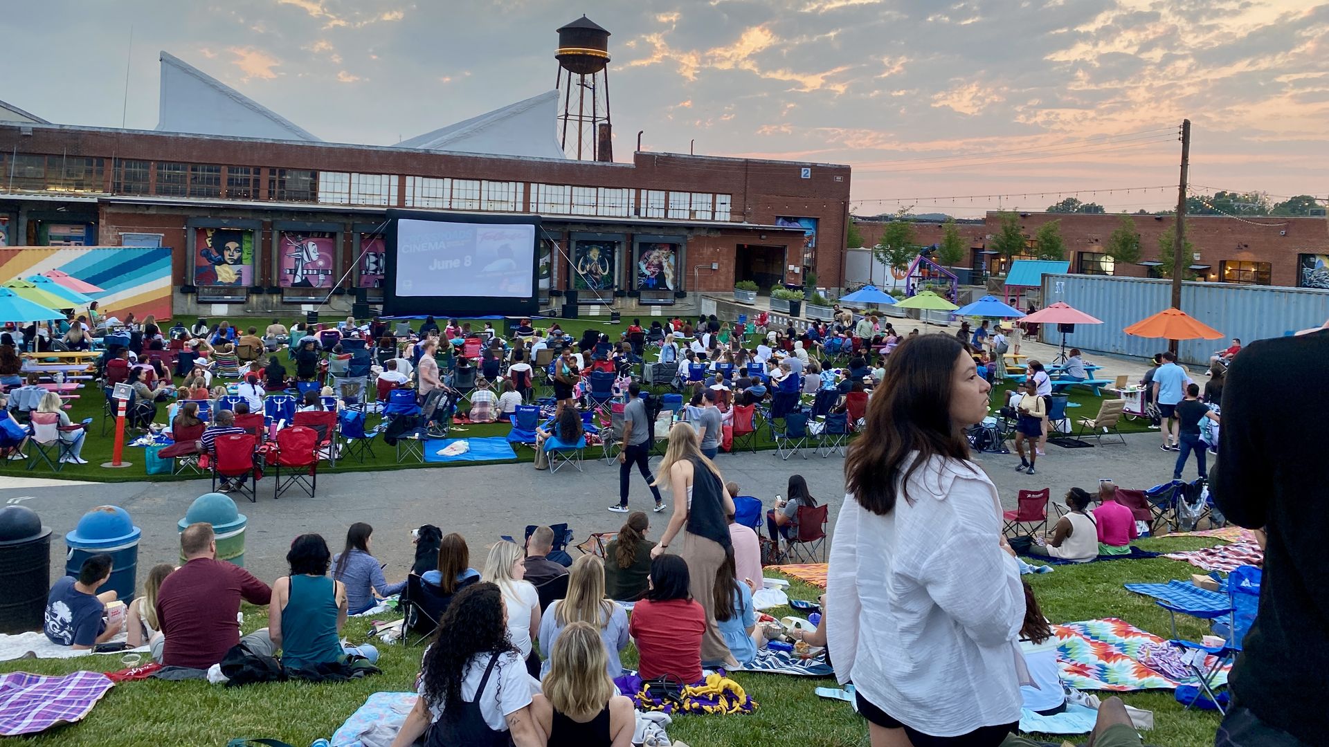 outdoor movies at camp north end