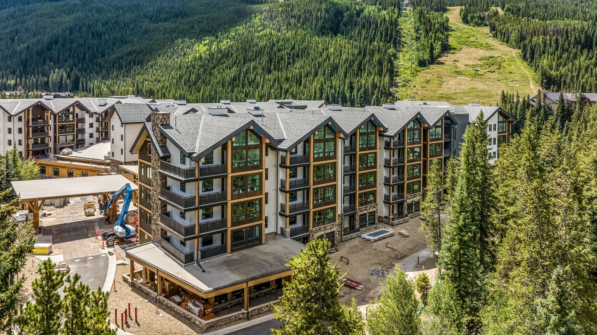 An aerial view of the new Kindred Resort in Keystone. Photo courtesy of Kindred