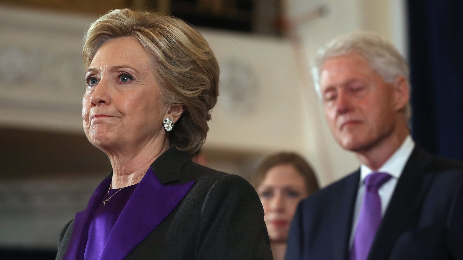 Former Secretary of State Hillary Clinton and her husband former President Bill Clinton. Photo: Justin Sullivan/Getty Images