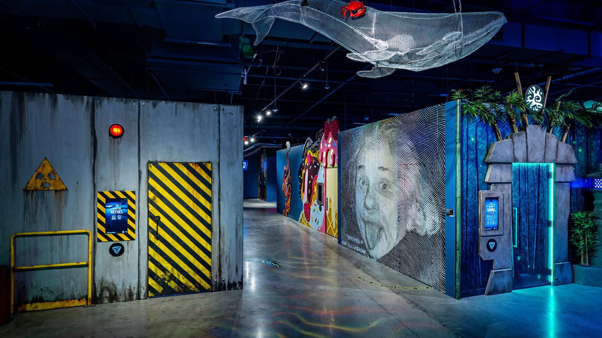 Inside the new Level 99 in Tysons Corner, Va.