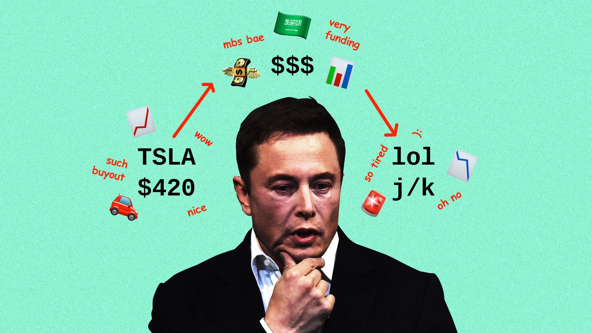 Elon Musk illustration