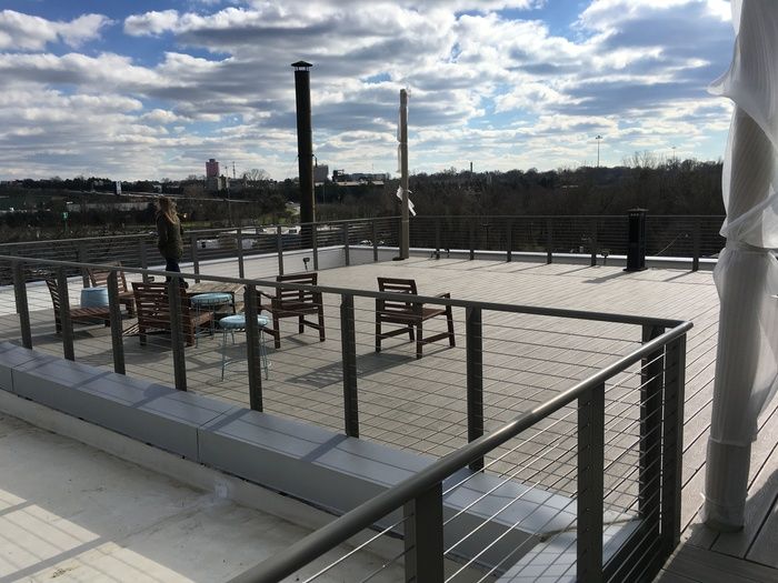 rooftop deck at technekes