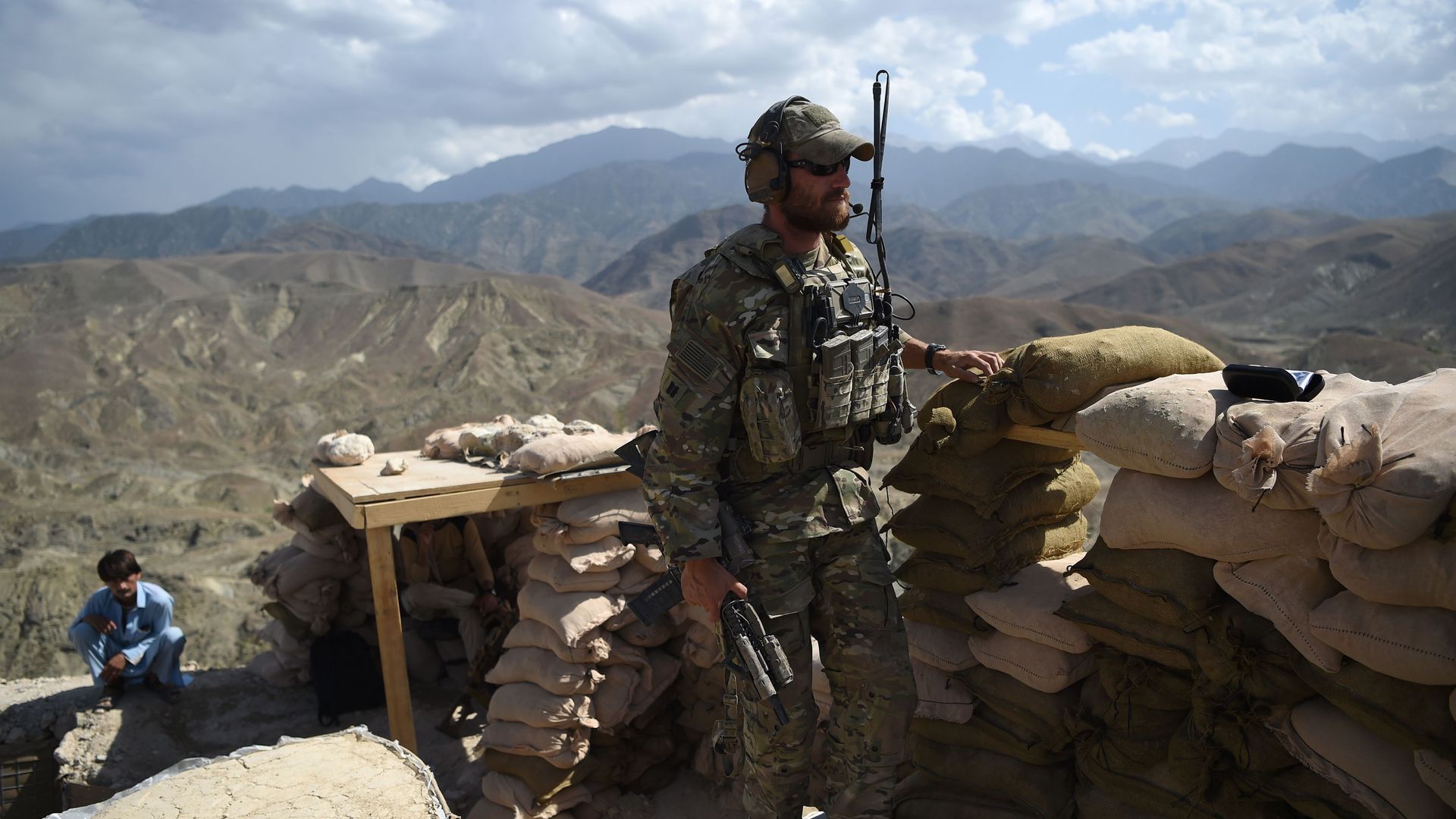 U.S. soldier in Afghanistan