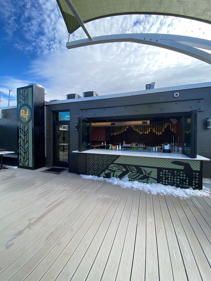 The Royal Tot rooftop bar