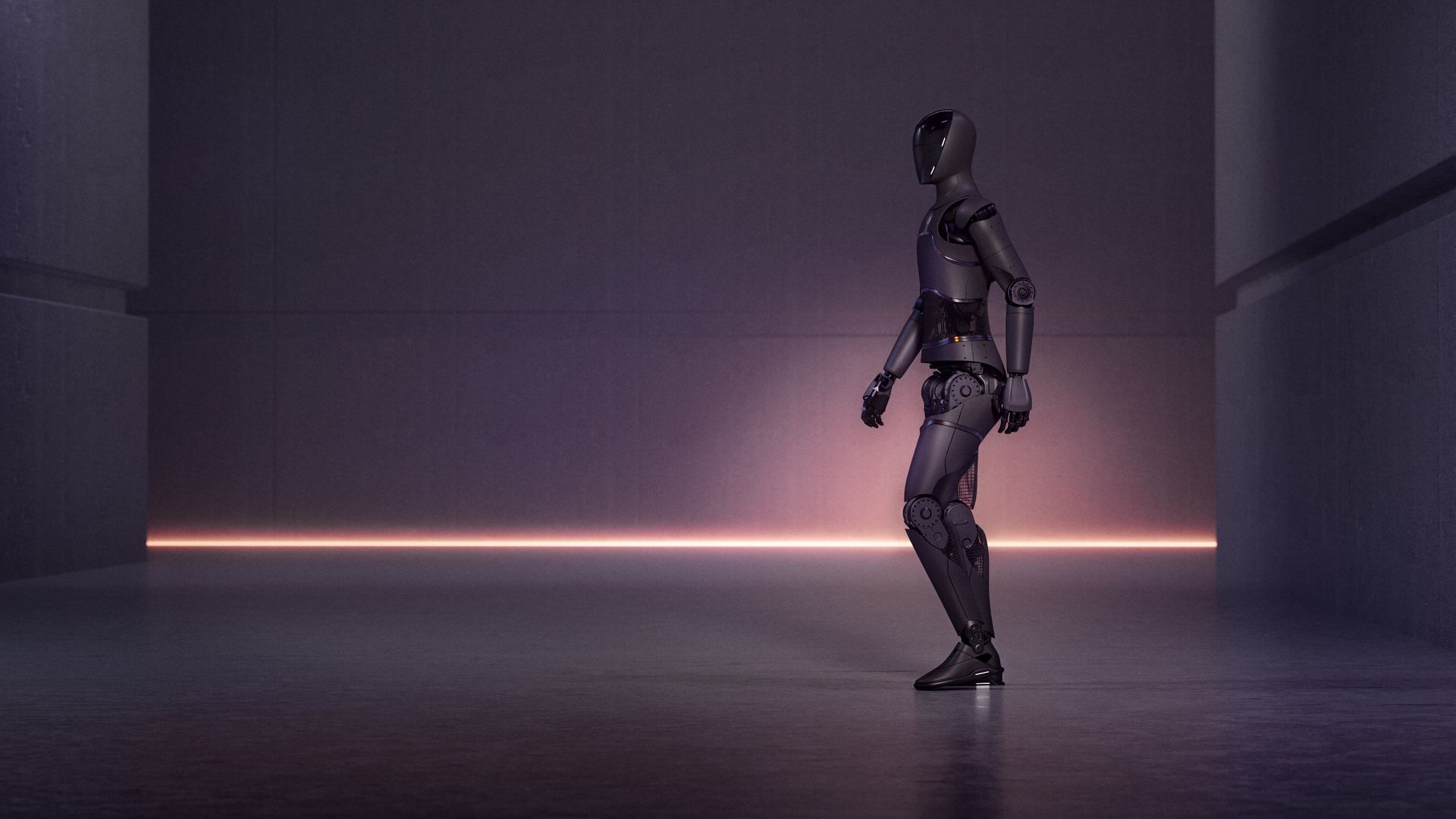 A rendering of Figure 01, a humanoid robot being built by a startup called Figure.