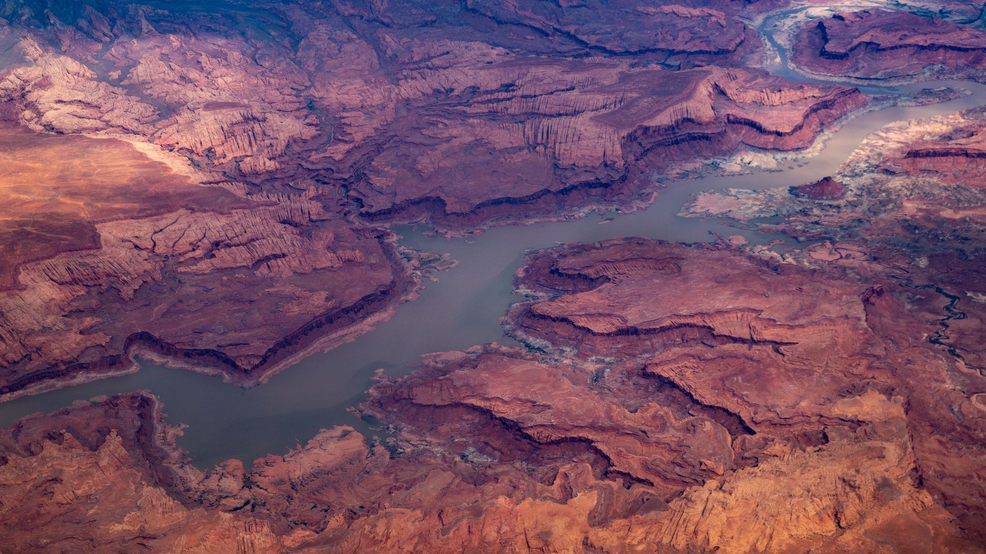 The Colorado River flowing near Moab, Utah, in May 2022.