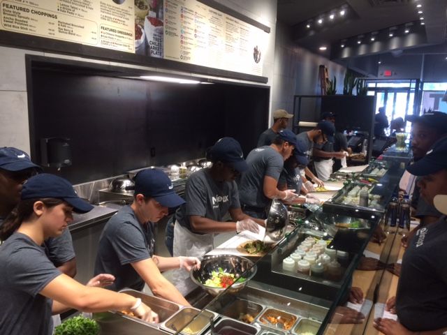 chopt salad line at park road shopping center