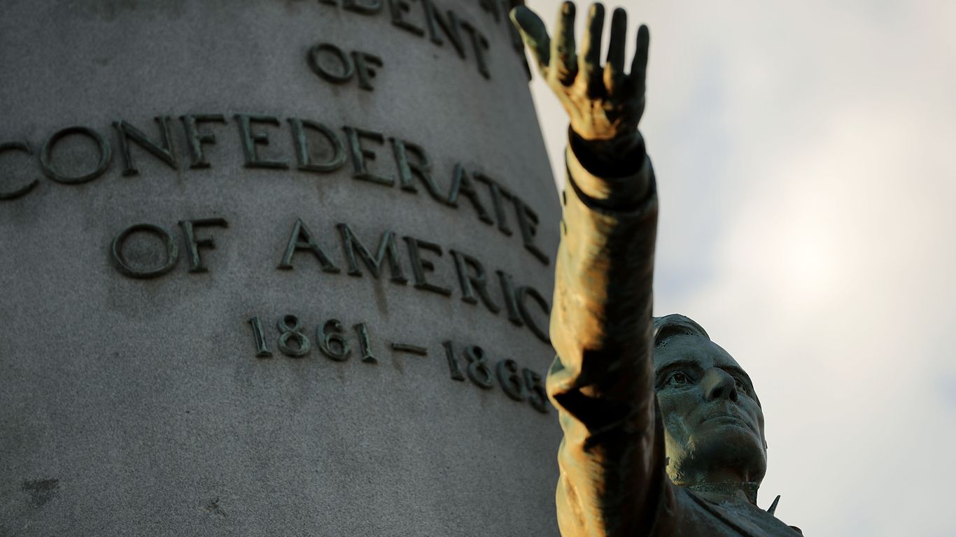 Jefferson Davis Statue Torn Down In Richmond Virginia