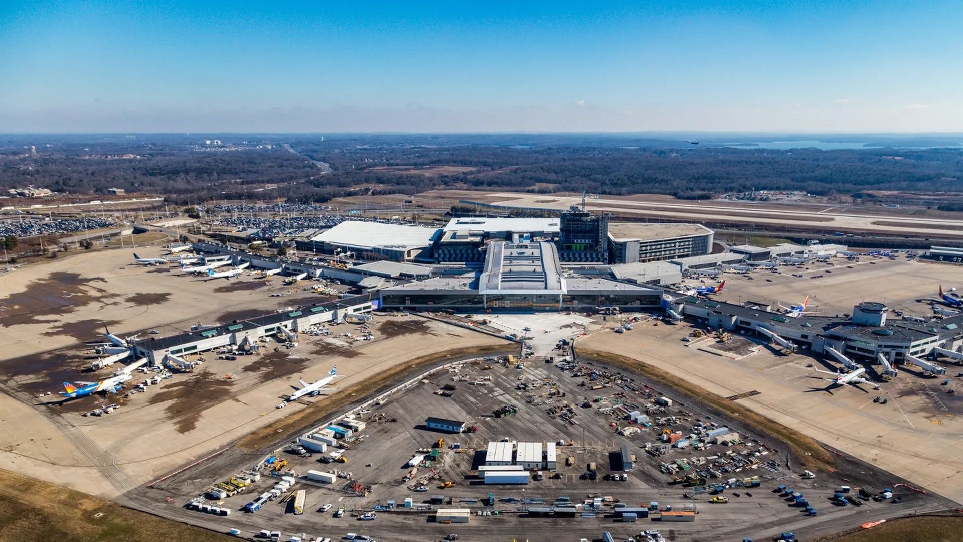 The Nashville airport.