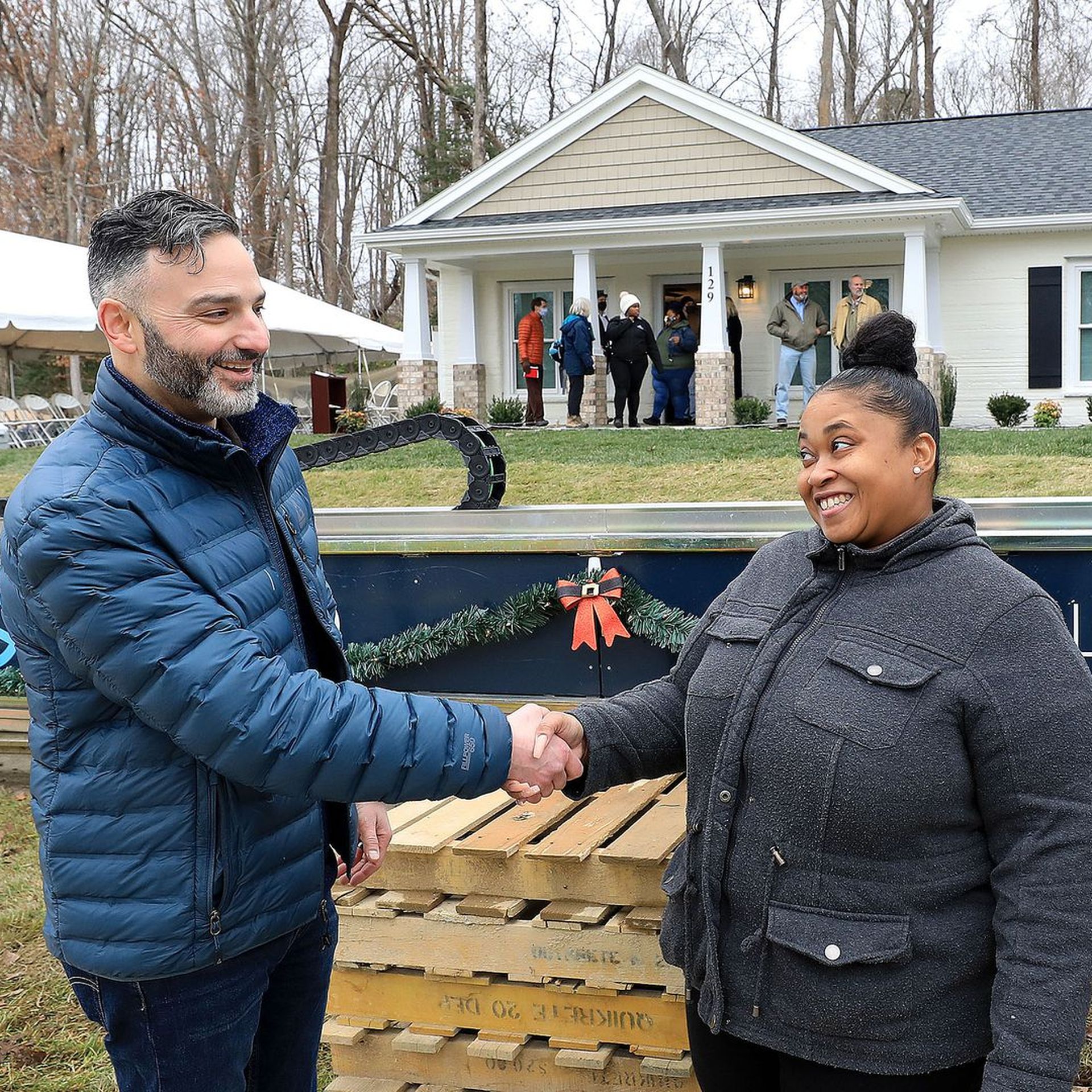 Virginia family gets keys to Habitat for Humanity's first 3D-printed home  in the US - KESQ