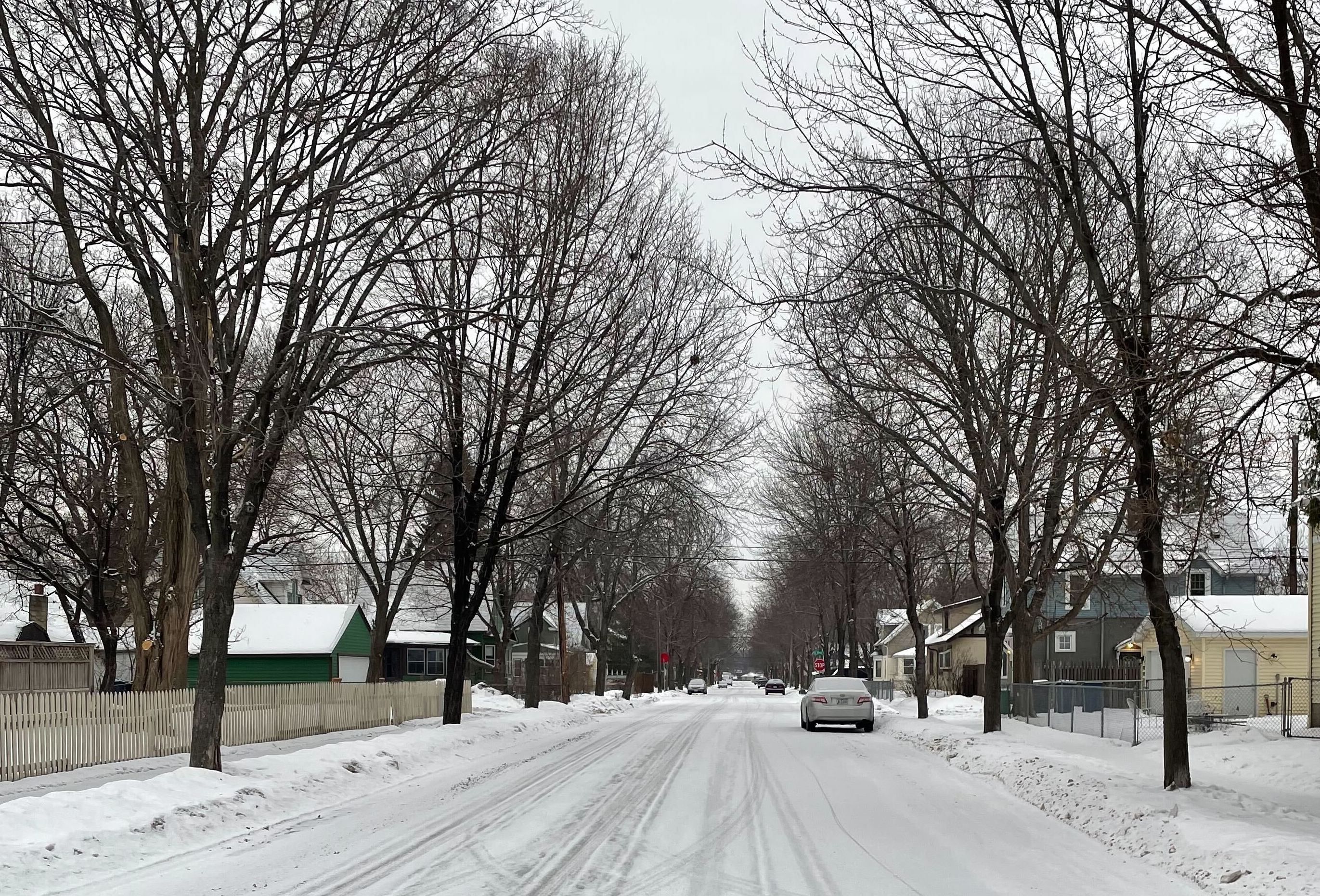Snowy street 
