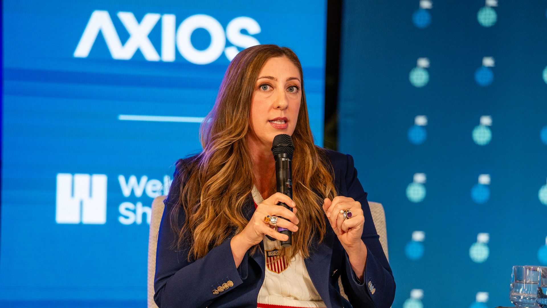 Ralph Lauren chief global impact and communications officer Katie Ioanilli at Axios House in NYC. Photo: Sam Popp on behalf of Axios