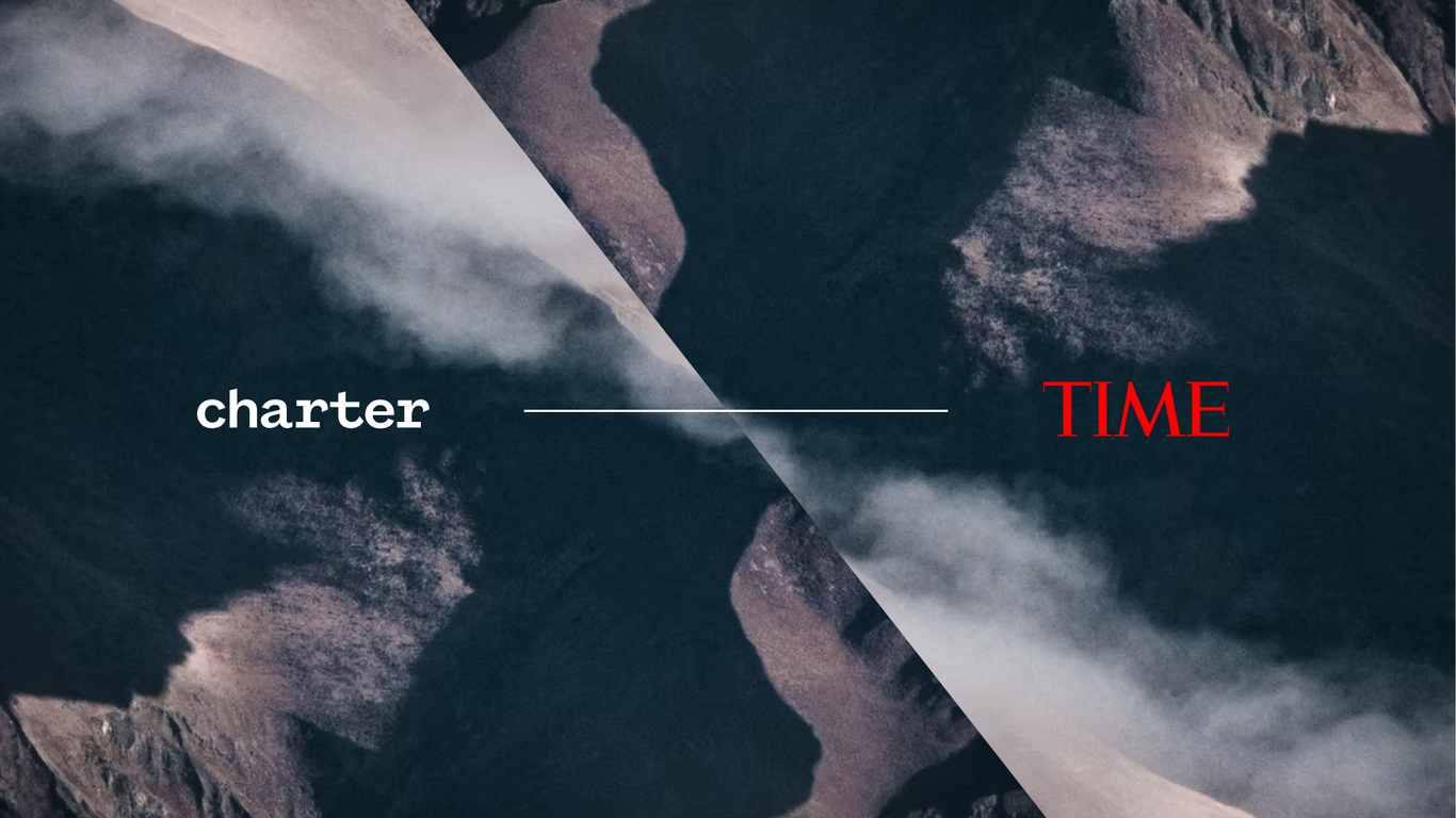 Time partners with Charter to expand into future of work coverage