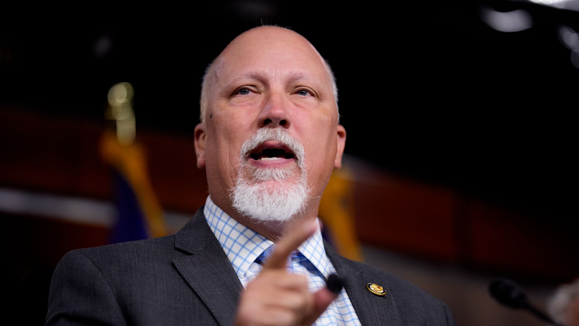 Rep. Chip Roy speaks during a Capitol Hill news conference onOct. 20.
