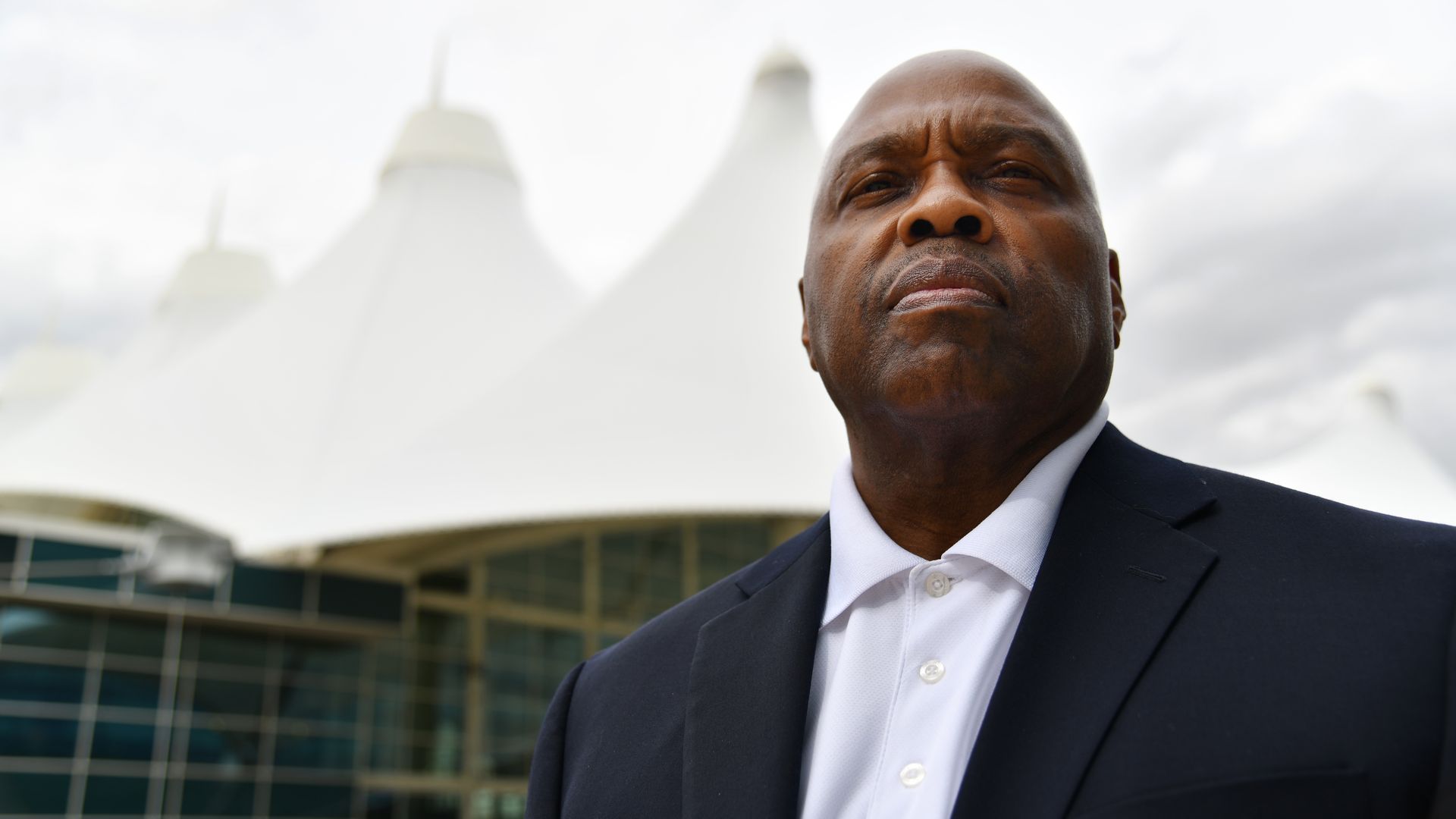 Phil Washington poses for a portrait at Denver International Airport on June 29, 2021. Photo: Hyoung Chang/Denver Post via Getty Images