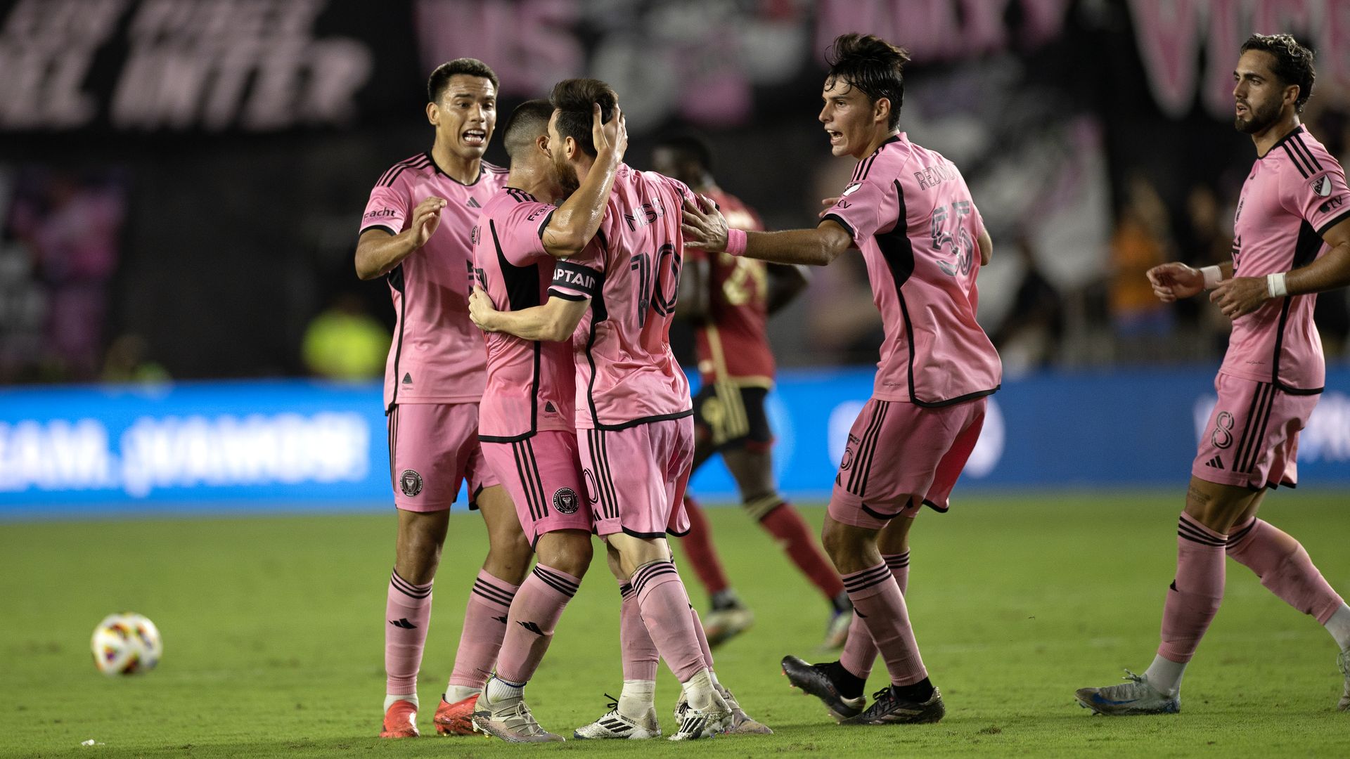 Inter Miami players. 