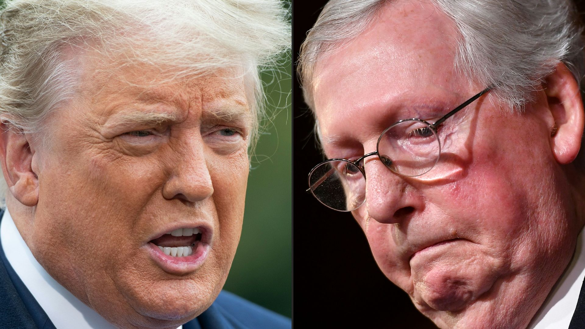 Donald Trump and Mitch McConnell