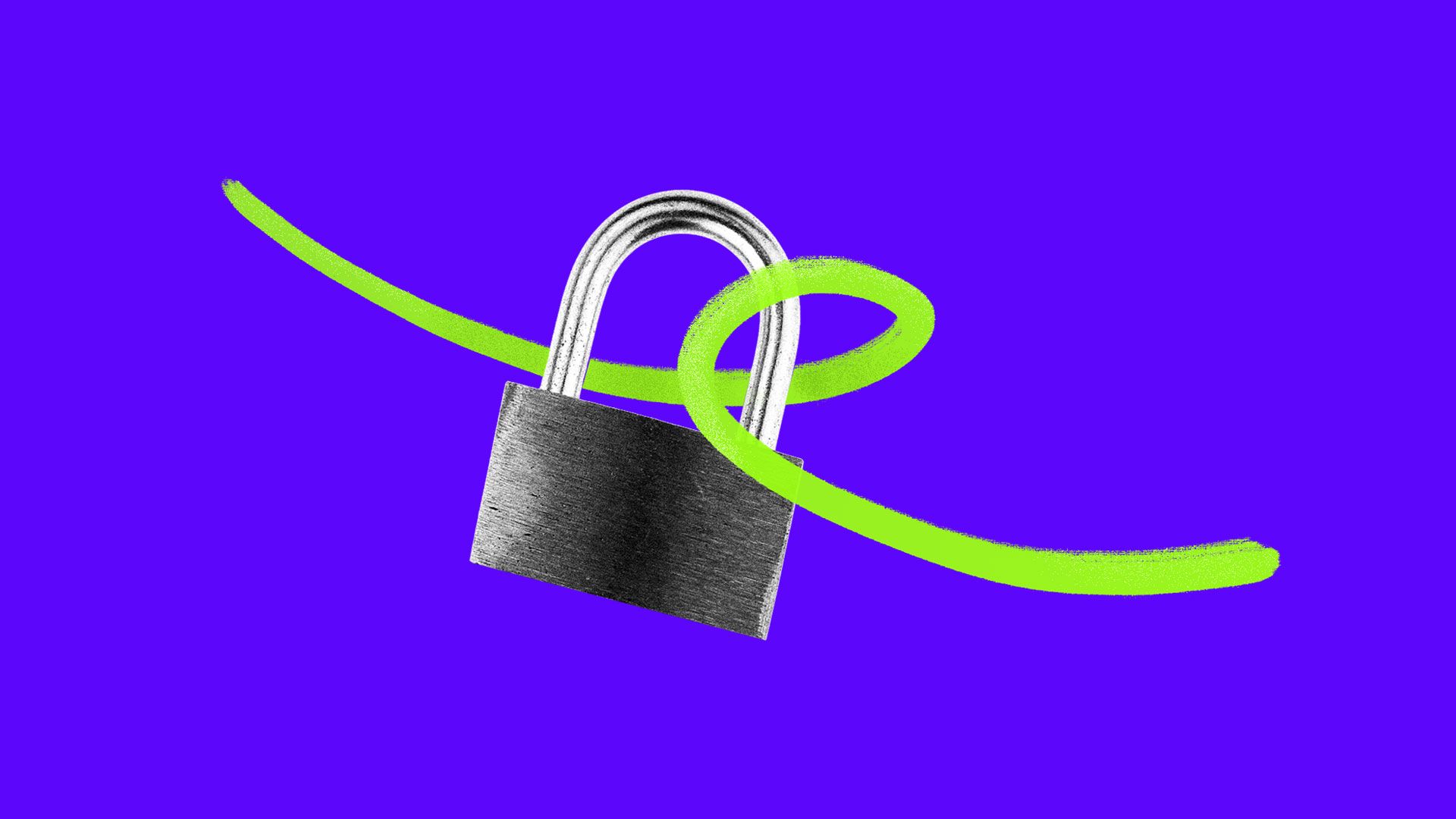 Illustration of a padlock