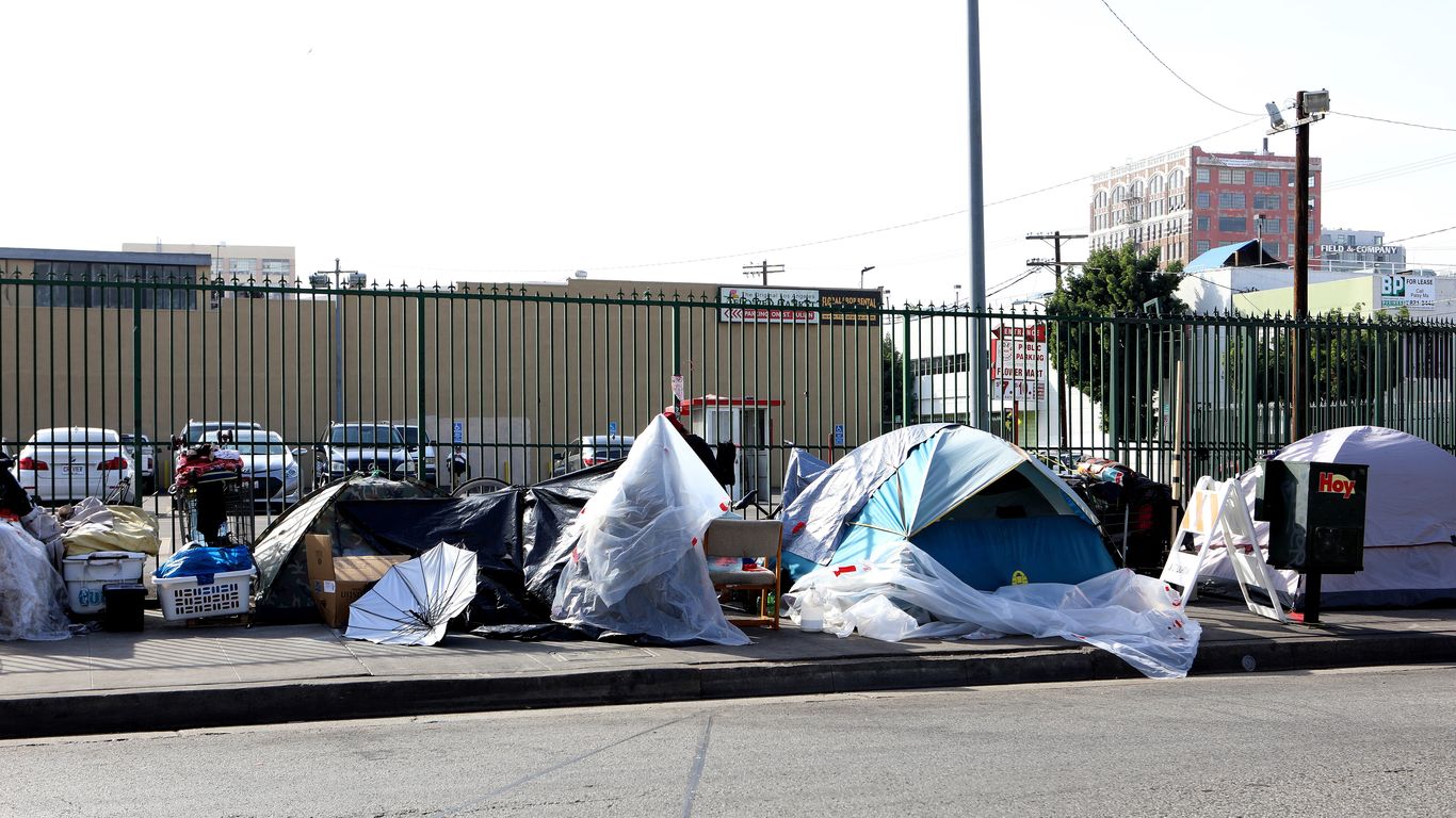 L.A.'s homeless population has grown by 75% in 6 years