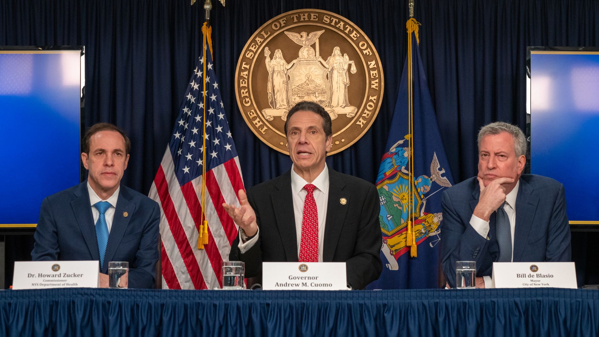 Cuomo and de Blasio