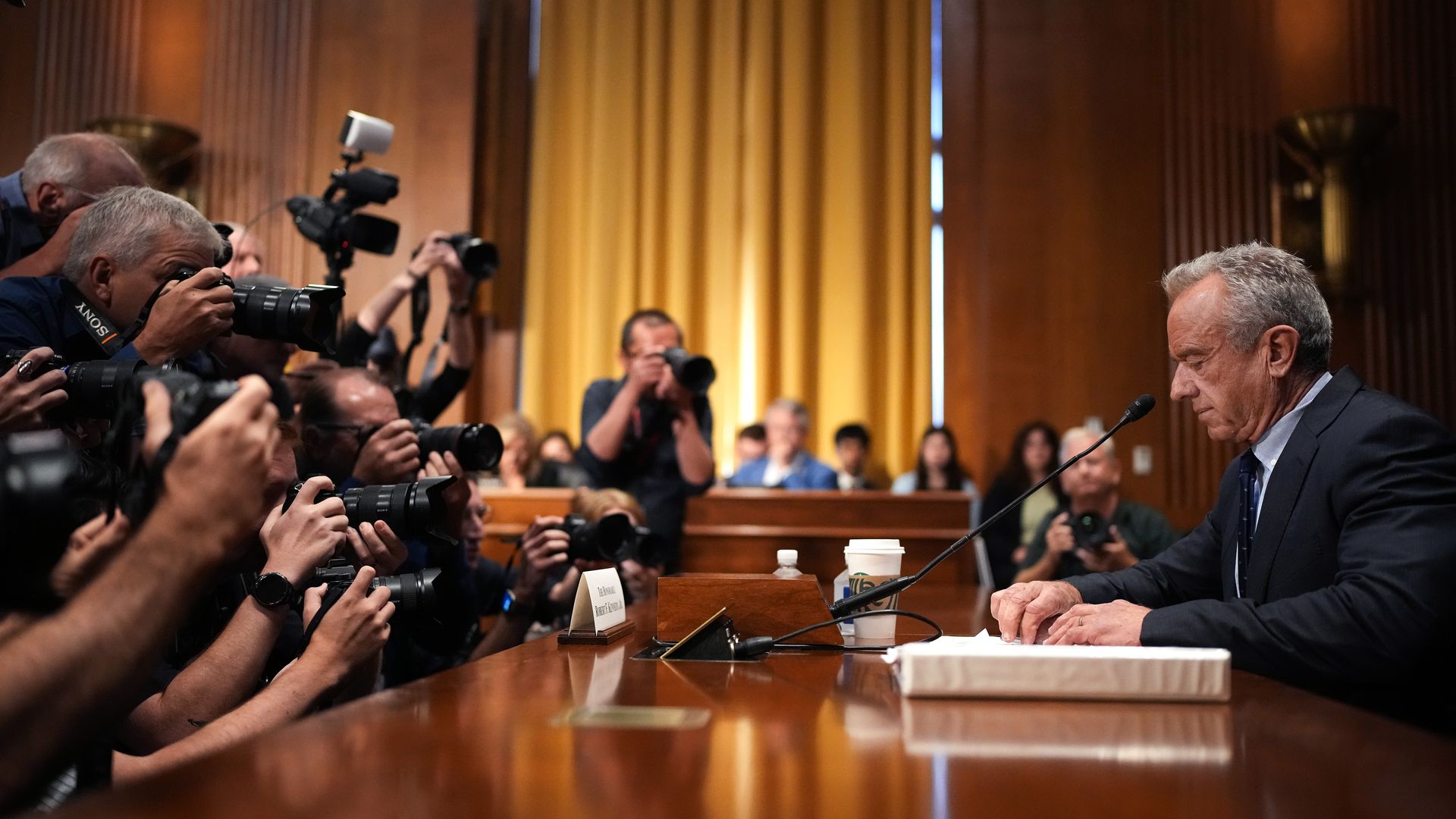 Health and Human Services Secretary Robert Kennedy Jr. arrives to testify before the Senate Finance Committee at the Dirksen Senate Office Building on September 04, 2025 in Washington, DC. The committee met to hear testimony on President Trump's 2026 health care agenda. Photo:  Andrew Harnik/Getty