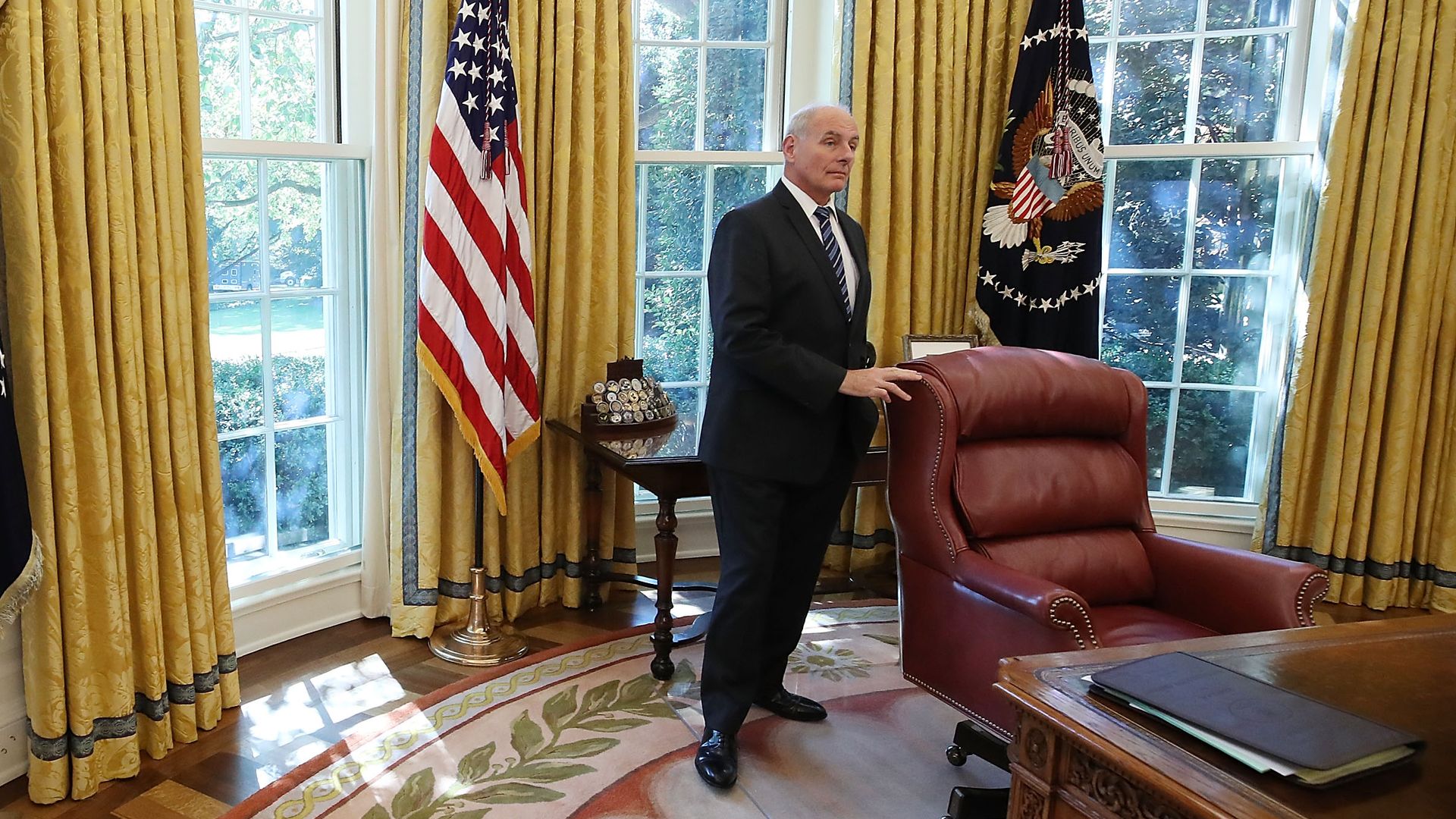 John Kelly in the Oval Office