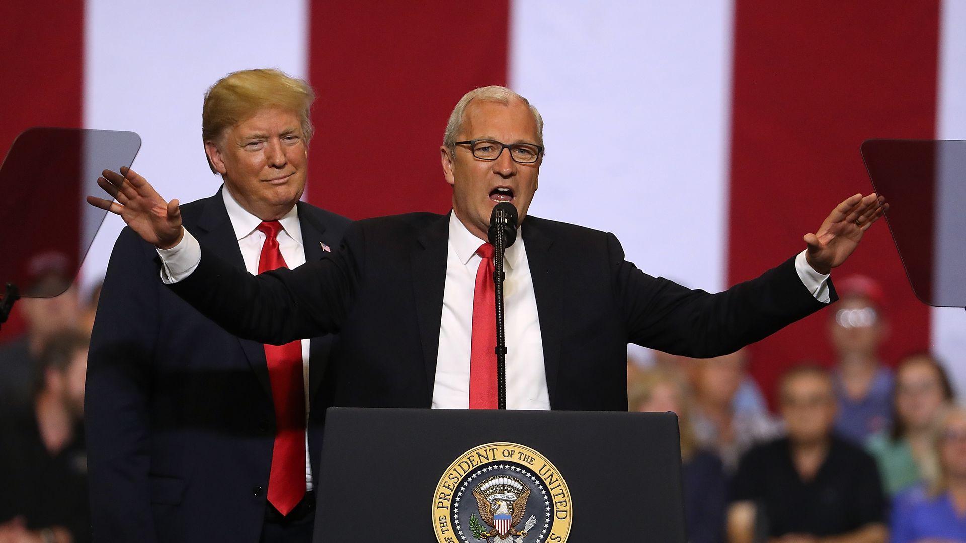 Kevin Cramer with Trump