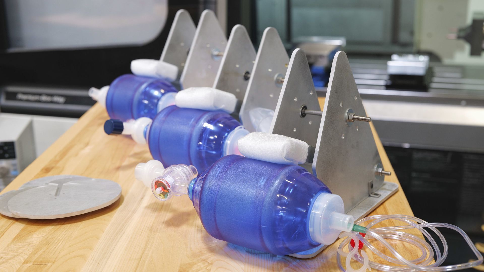 Virgin Orbit's ventilators. Photo: Virgin Orbit