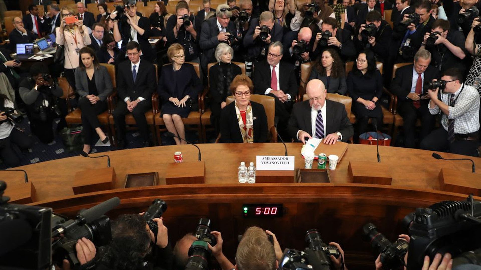 Former U.S. Ambassador to Ukraine Marie Yovanovitch arrives to testify