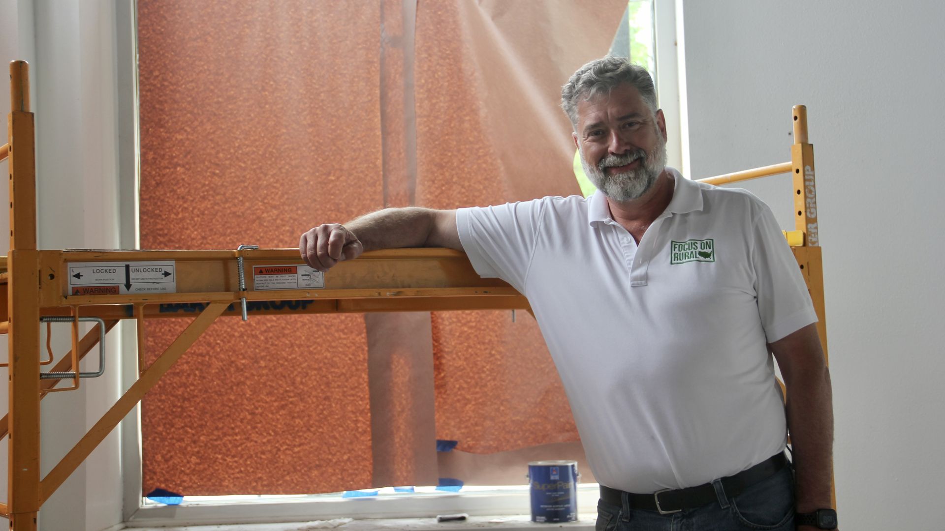 Jeff Link inside the location of his newest East Village restaurant.