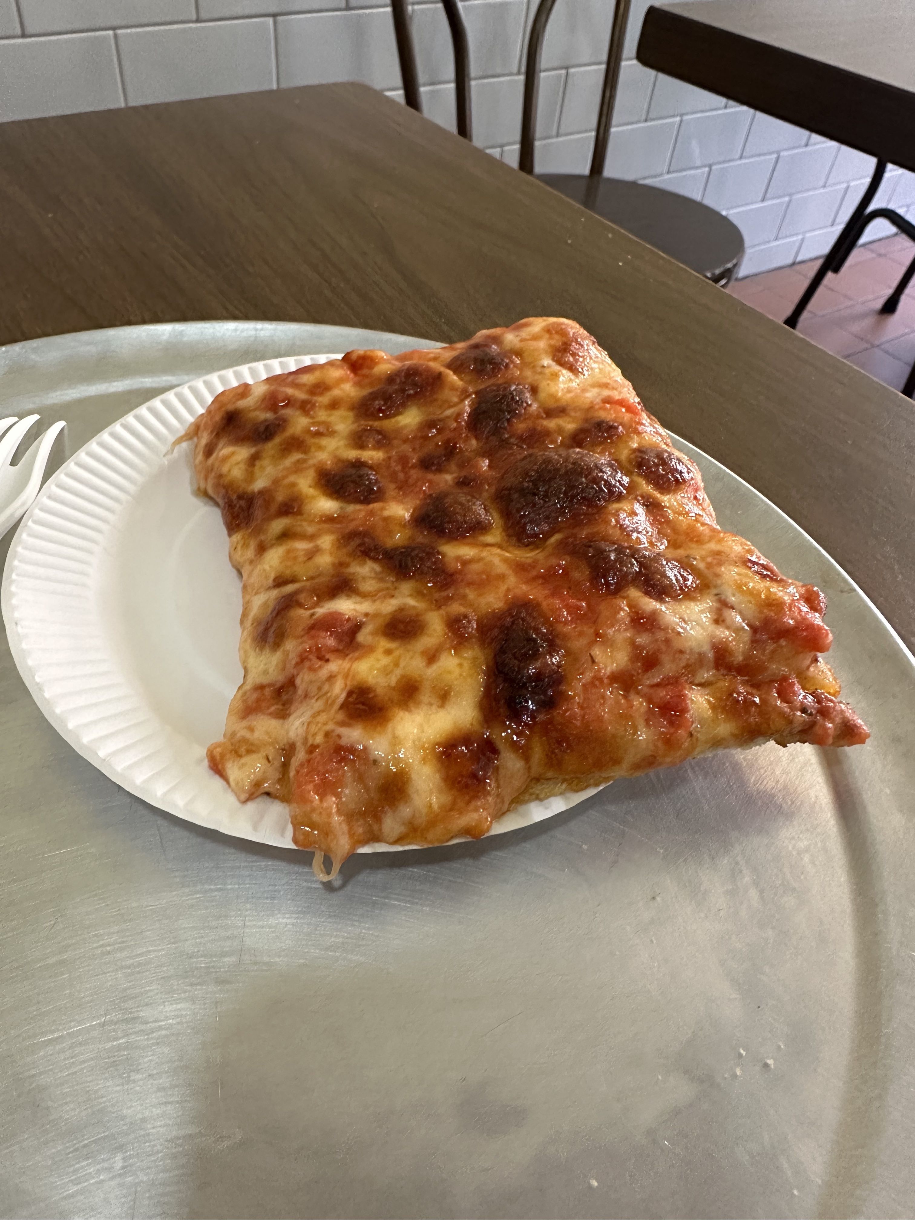A Sicilian slice from Galleria Umberto in Boston's North End.