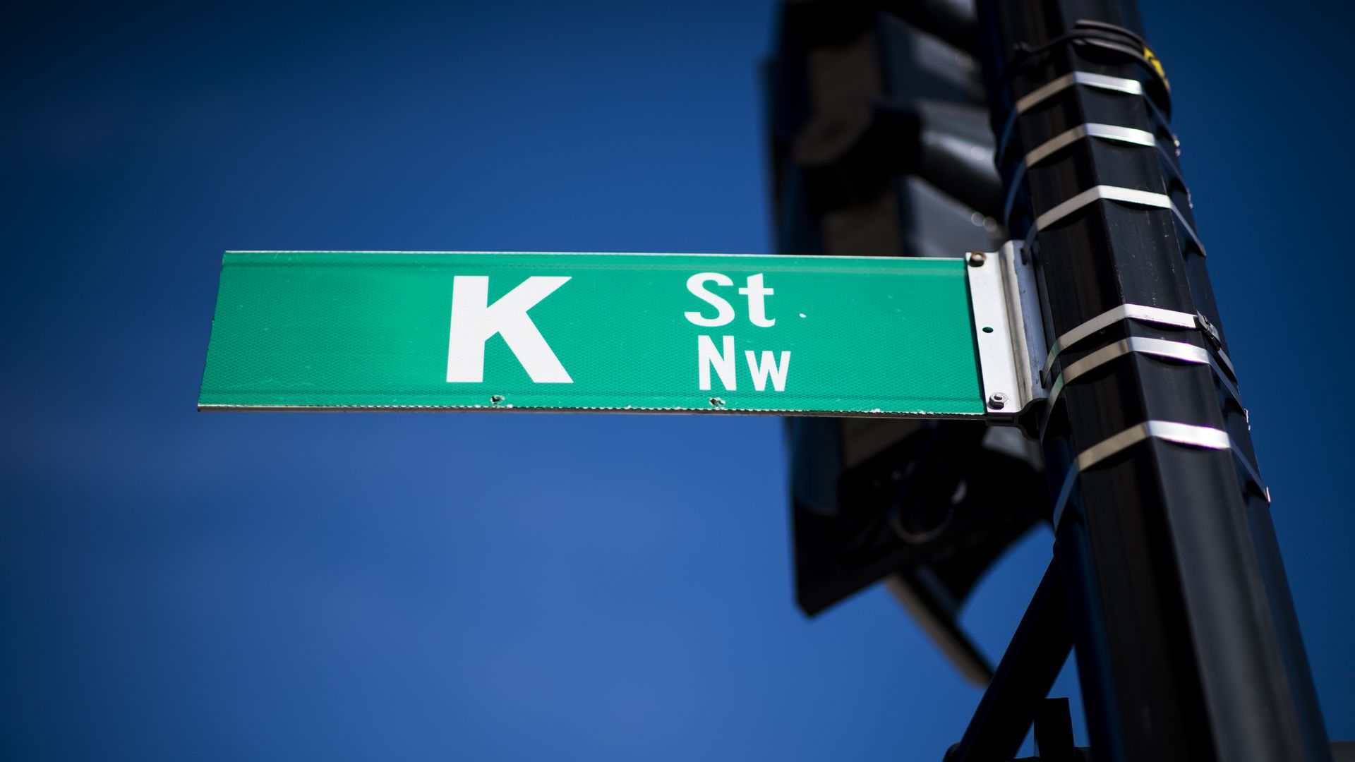 K Street sign in Washington, D.C.
