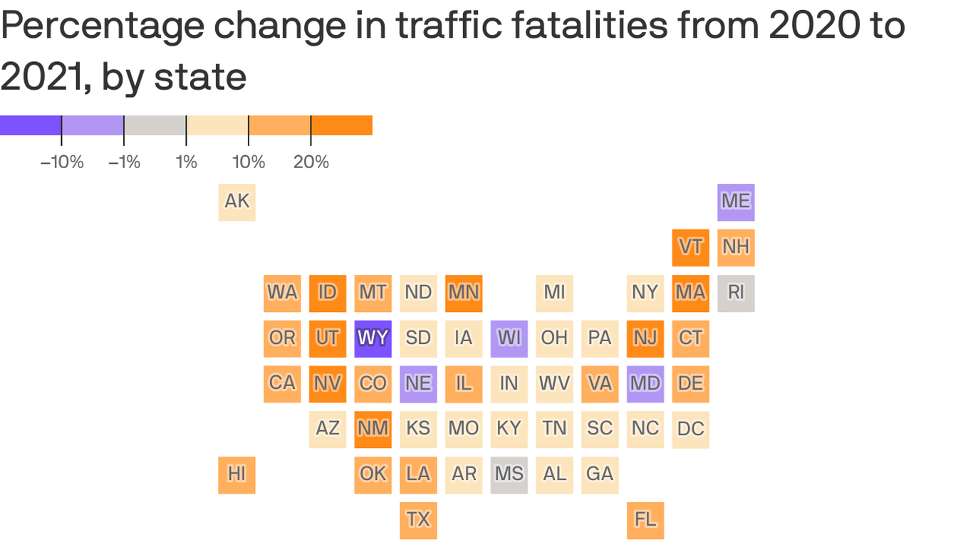 Traffic deaths spike in Pennsylvania in 2021