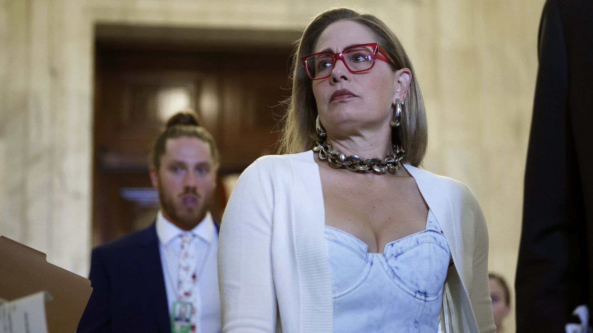 Kyrsten Sinema at the Capitol.