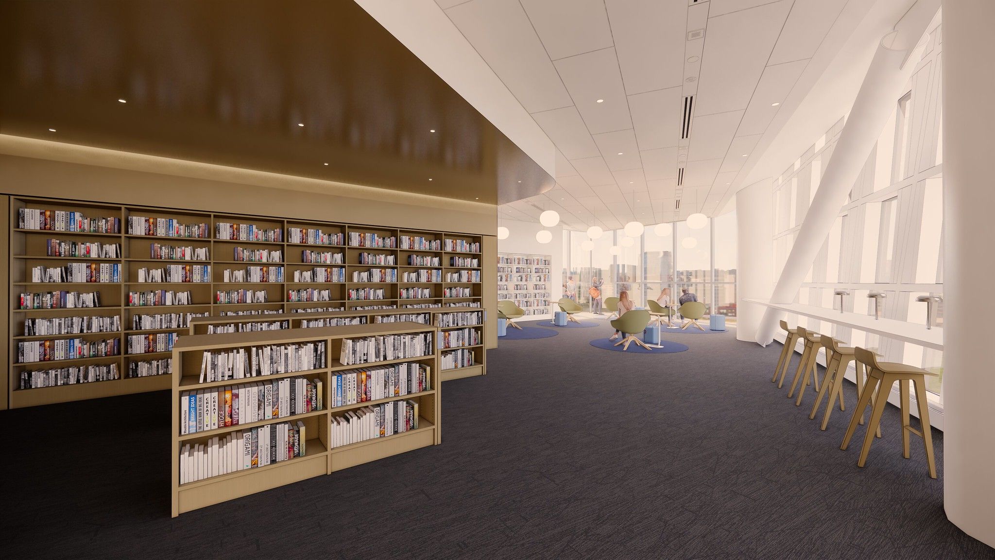 Library rendering