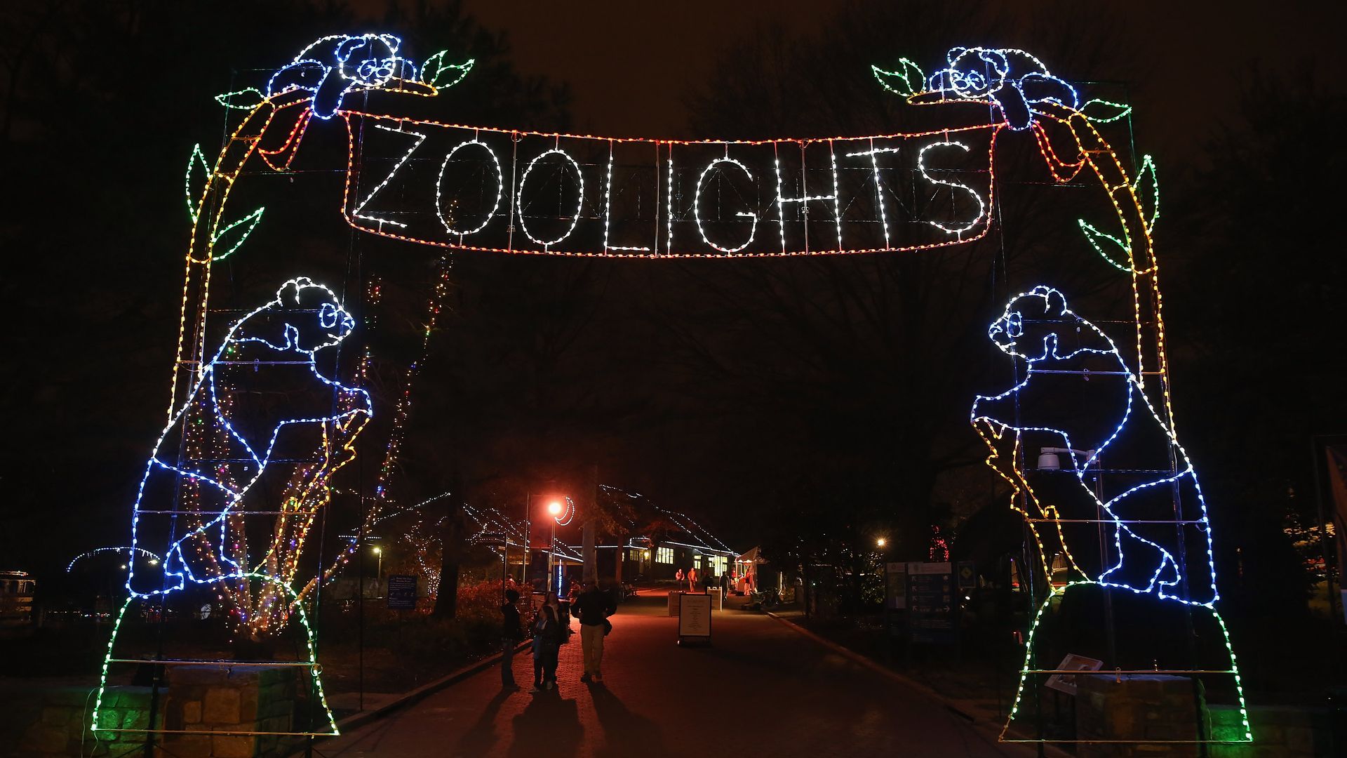 A Zoo Lights display from 2013.