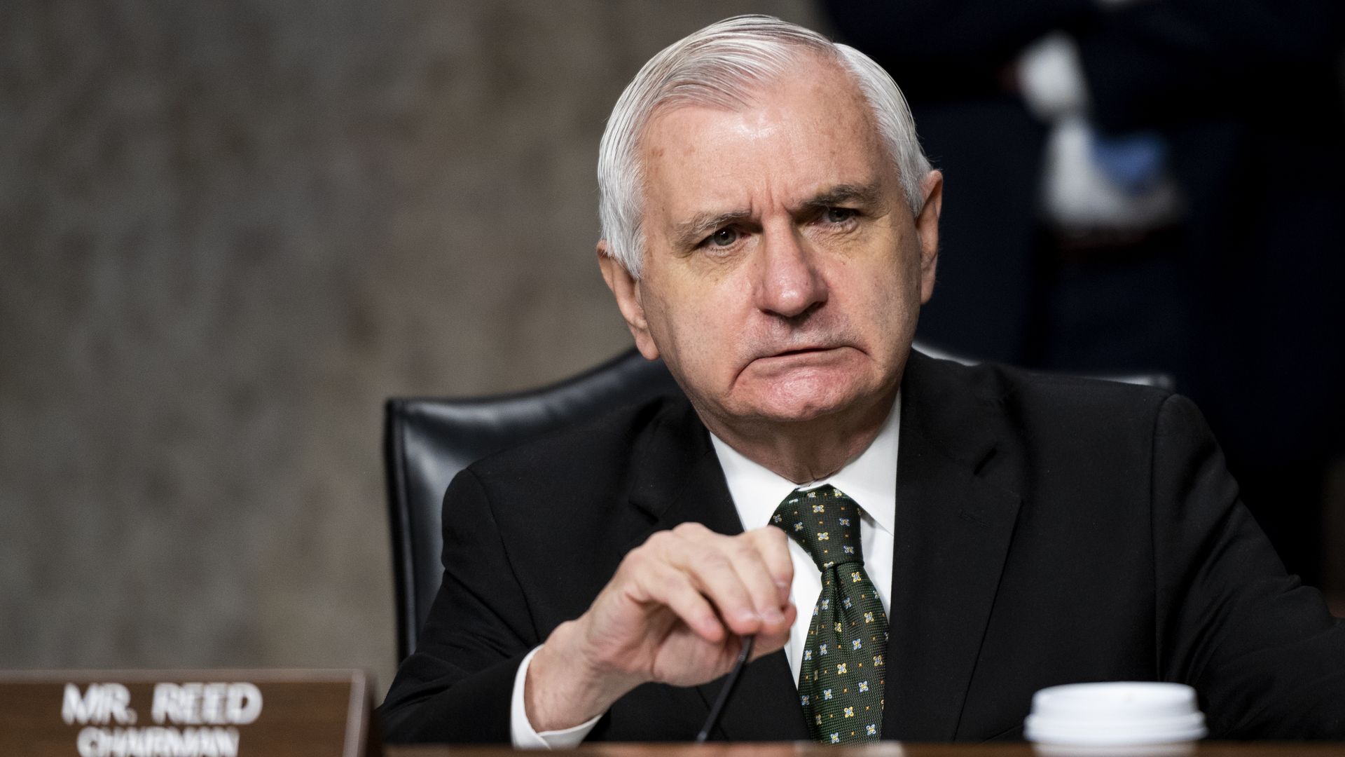 Sen. Jack Reed, D-R.I., at a Senate Armed Services Committee hearing on Tuesday, May 18