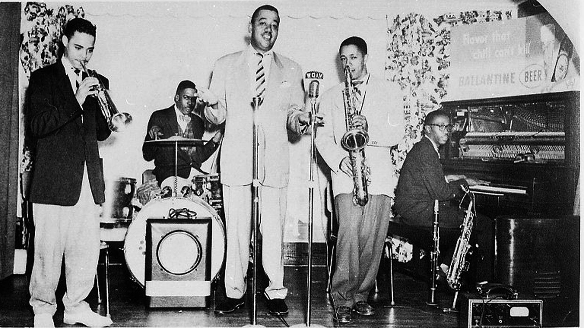 A band performs at the Excelsior Club in the late 1950s. Courtesy of the Robinson-Spangler Carolina Room at the Charlotte Mecklenburg Library