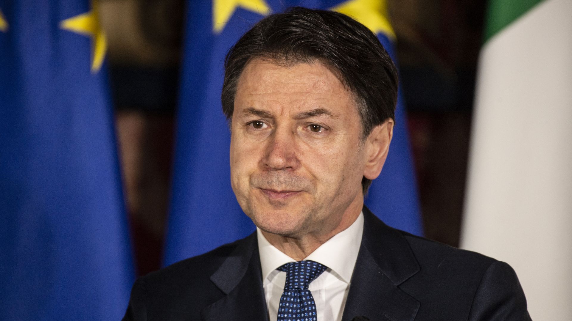 The Italian prime minister.