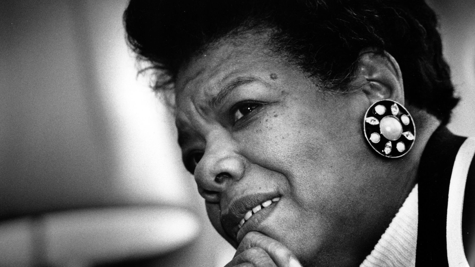 Maya Angelou poses for a portrait.