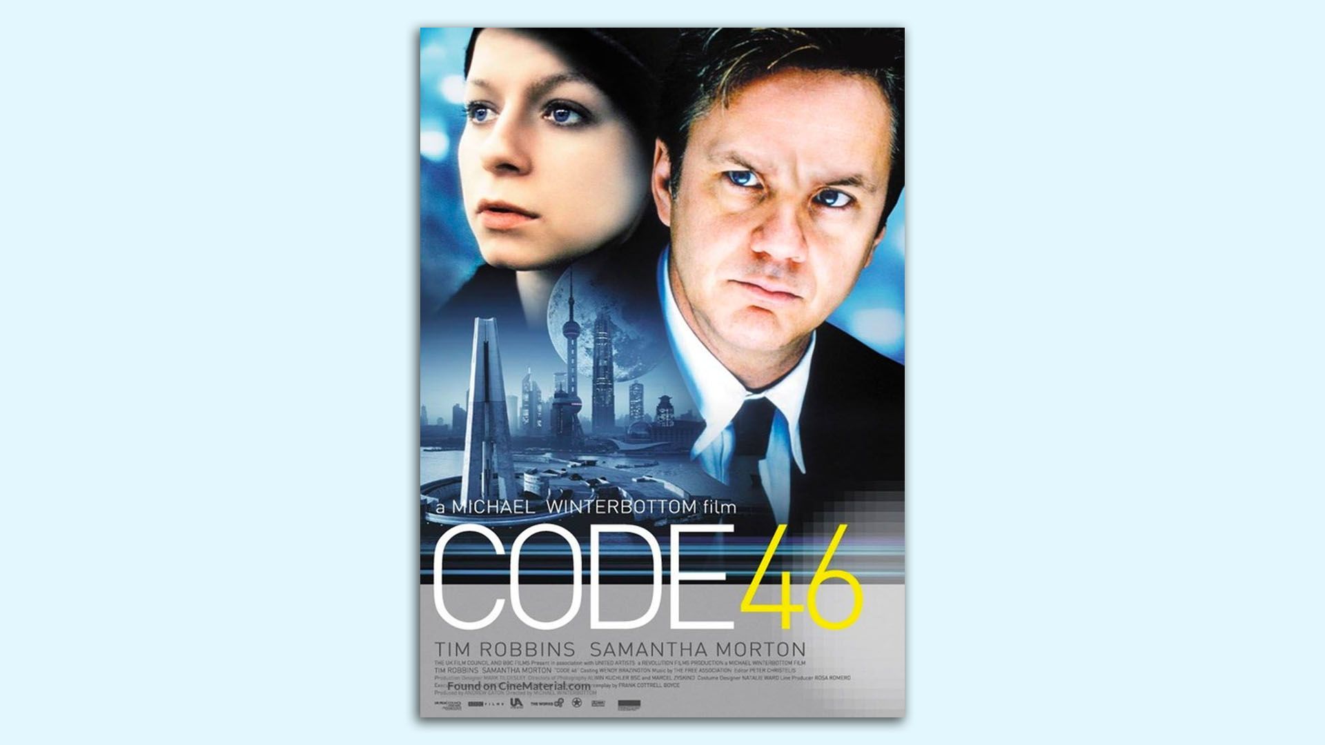 Poster from the movie Code 46.