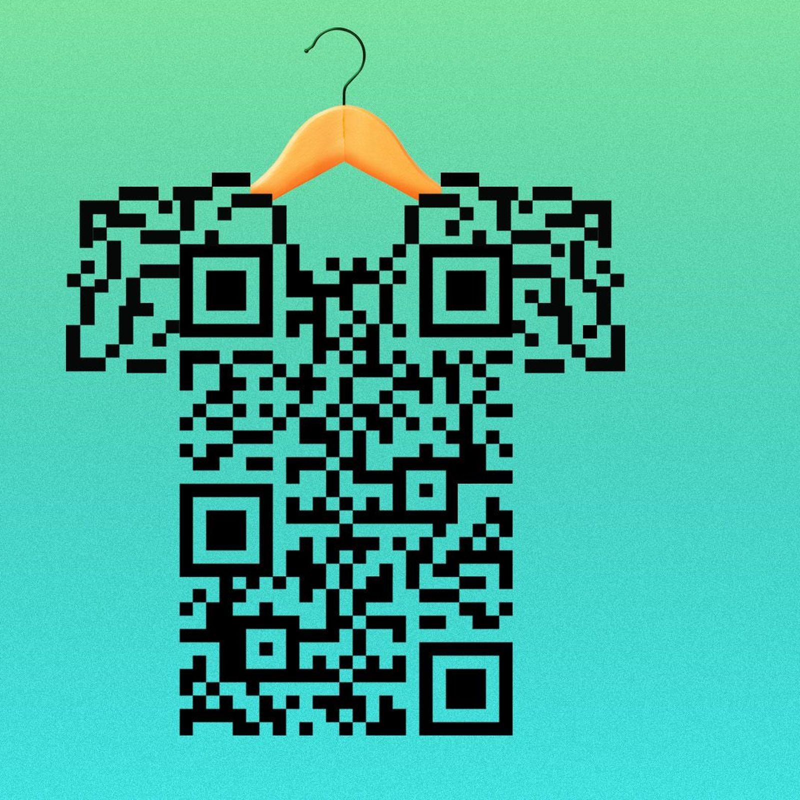 What does the qr code tag at Ralph Lauren mean? When is it there