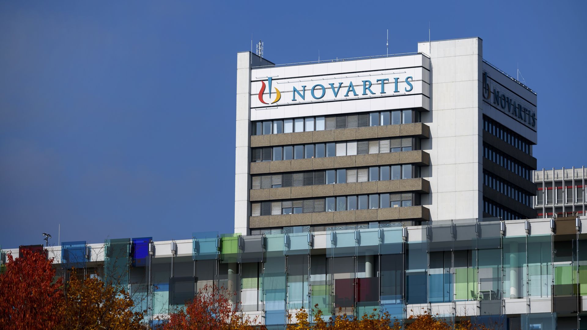 The Novartis headquarters building in Switzerland.