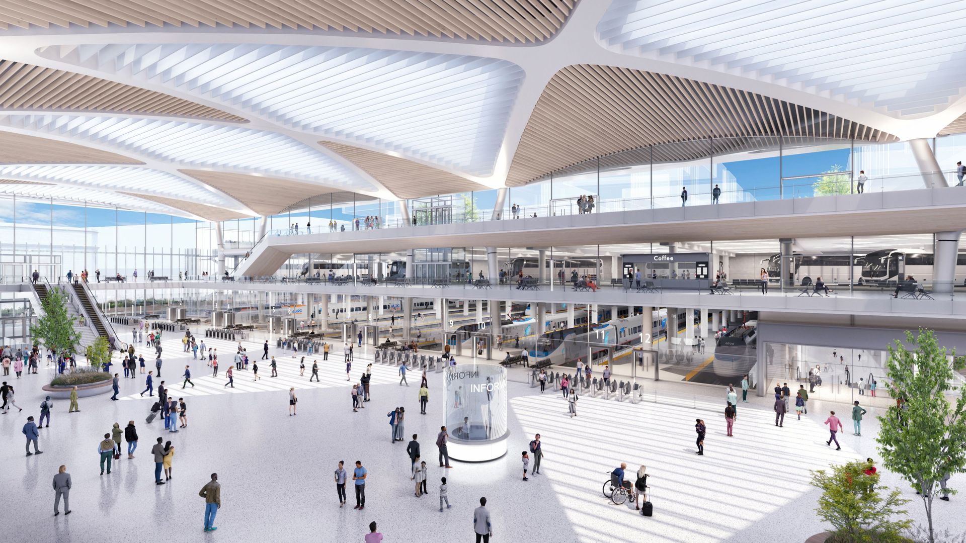 A rendering of the future plans for Washington, D.C.'s Union Station.