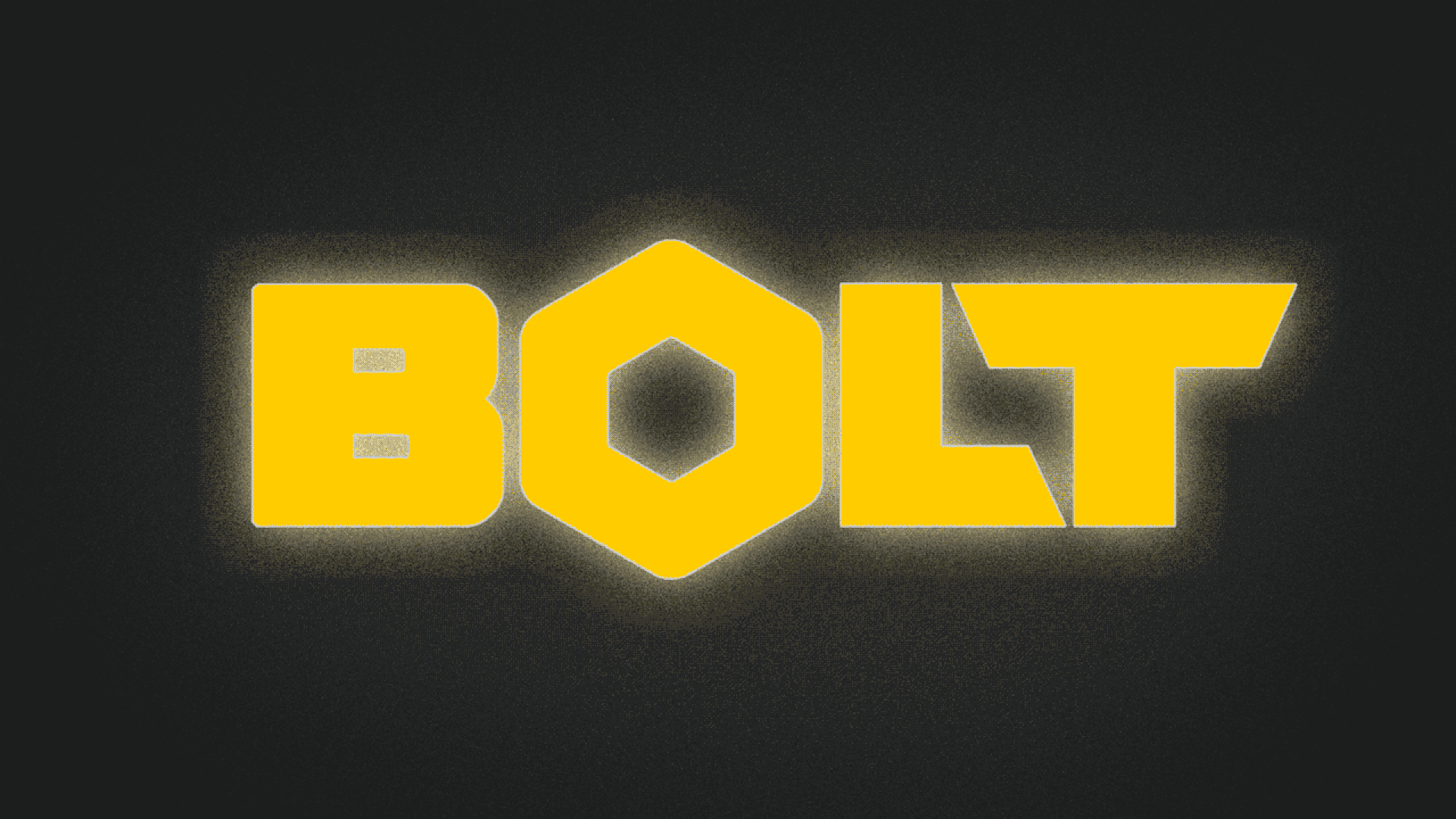The Bolt logo appears and disappears.